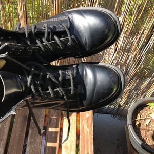 Mono Black Dr. Martens